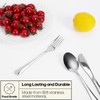 Travel Utensils with Case, Quatish Portable Silverware Set for Work,