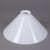 Cobbler Shade Opal White Diameter 257 mm Lamp Glass E27