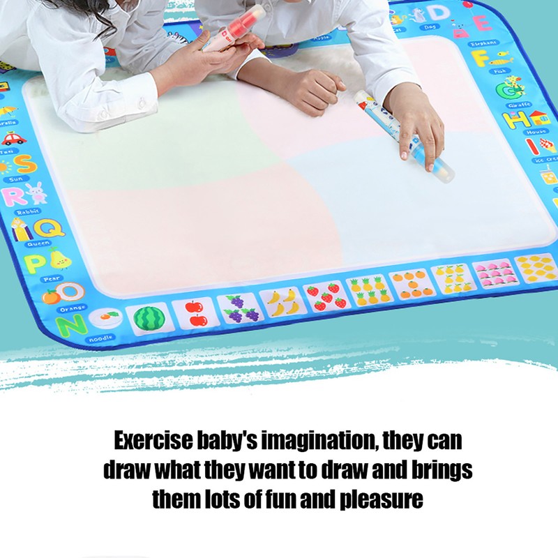 Children Kids Magic Doodle Mat Graffiti Carpet Water Painting Mats
