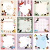 ZCPTZ 9 Pcs Cute Dachshund Notepads 3" x 3" Self-adhesive