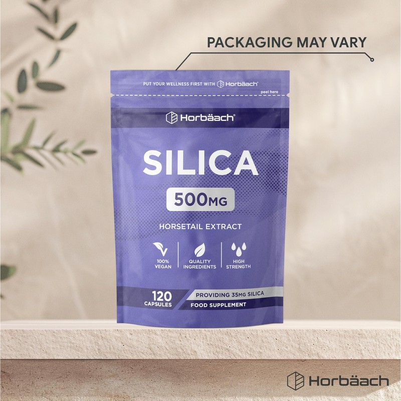 Silica Supplement 500mg | High Strength Silica from Horsetail Extract