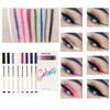 Eyeliner, 8 Colours Coloured Eyeliner Set, Matte Liquid Eyeliner, Colourful