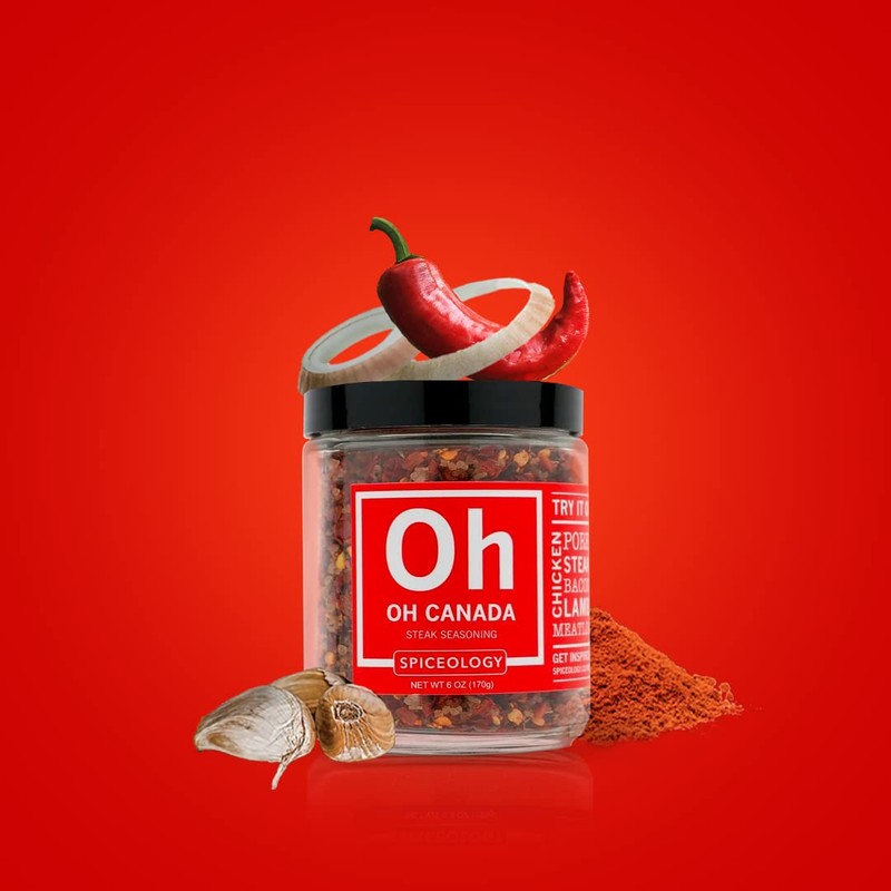 Spiceology - Oh Canada Steak Seasoning - All-Purpose BBQ Rubs,