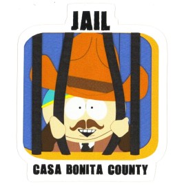 Casa Bonita Jail  -  South Park Sticker (Reproduction)