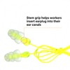 3M Tri-Flange Earplugs P3000, Corded, 100 Pairs