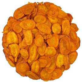 Carrot Chips, Sea-Salted, No Color Added, No Sugar Added, Natural, 2.5 LBS