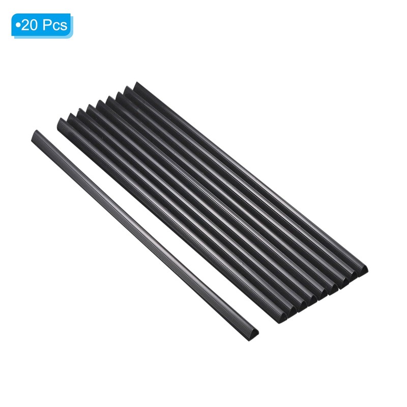 PATIKIL 10mm Binding Bars, 20 Pcs Plastic Binding Bars Slide