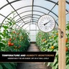 4 Inch Brass Outdoor Thermometer, Outside Decorative Thermometer for Patio,