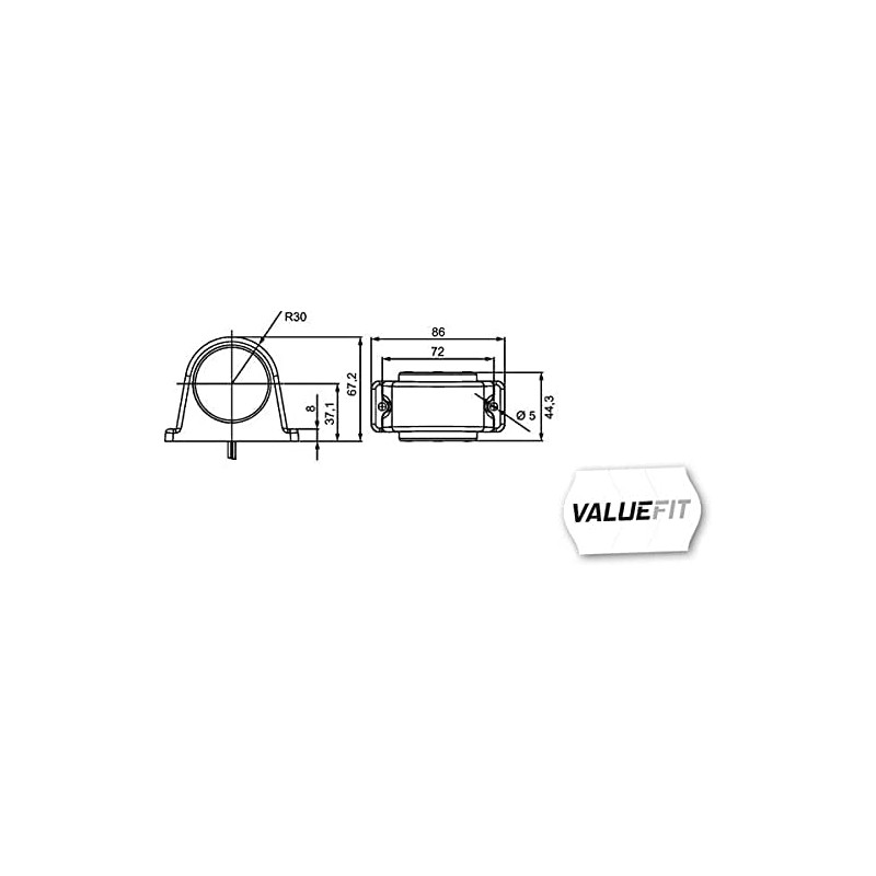 HELLA 2XS 357 003-001 Marker Light - Valuefit - LED