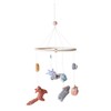 Sebra - Mobile - forest animals - felt, wool, wood