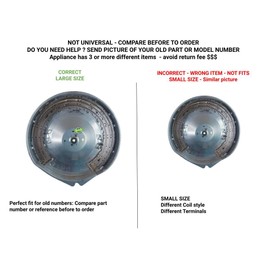 GLOB PRO SOLUTIONS WE11X21156 Compatible with GE, Hotpoint Heating Element Fits old # WE11X21156