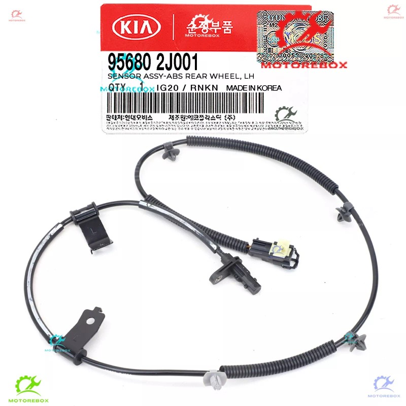 Kia Genuine ABS Rear Left Wheel Sensor Assembly for 2009-12