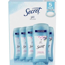 Secret Invisible Solid Deodorant, Powder Fresh (2.1 oz, 5 pk.)