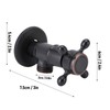 Generic Angle Stop Valve, G1/2 Modern Solid Brass Angle Stop