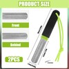 HaoHanEup V-Groove Dart Sharpener, 2Pcs Precision Double Sided Diamond Grinding