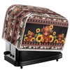 Lotusorchid Highland Cow Print Toaster Cover - 4 Slice, Washable,