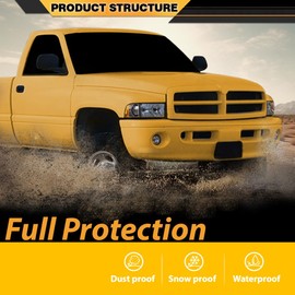 CNNELL Hood Insulation Pad Compatible with Dodge Ram 1500 1994-2001/Not Fit Durango Or Dakota, Not Fit for Diesel Black