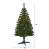 Nearly Natural 5ft. Northern Tip Pine Artificial Christmas Tree with