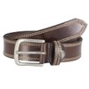 LINDENMANN Men's Leather Belt, Jeans Belt, 35 mm Wide, Belt