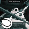 sourcing map BX116 EPDM V-Belt, Raw Edge Cogged Industrial Rubber