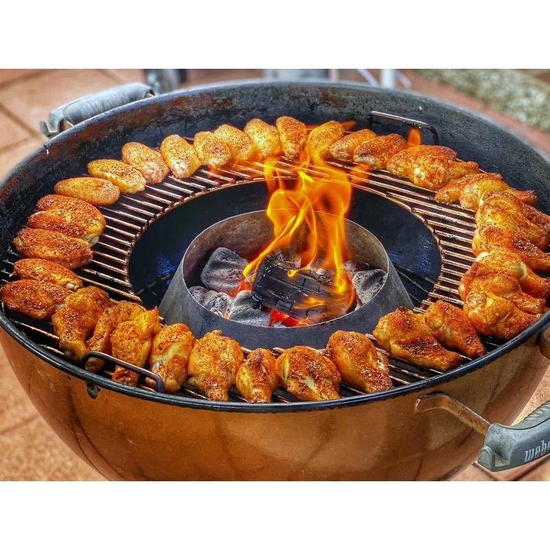 Vortex Medium BBQ Vortex™ BGE Kamado Kettle Charcoal Direct Indirect