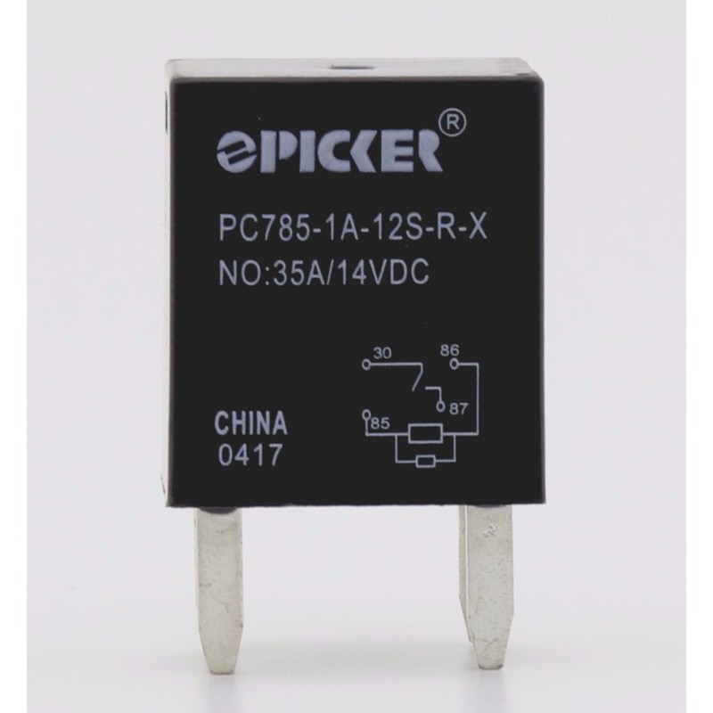 Picker Components PC785-1C-12S-R-X Micro ISO 280 Automotive Relay, SPDT, 12