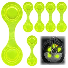 Homefantasy Pack of 6 Magnetic Reflectors, Reflective Lapel Magnets, Reflectors Children, Reflector Clips Pendant for Jacket, Backpack, Clothing, Dog Harness, Pram, Jogging, Bicycle