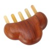 Sandalwood Massage Comb Wide Tooth Scalp Scraping Comb with Nose