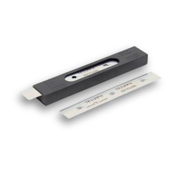 6'' Double-Edged Stainless Steel Blade, Replacement Blades for Scrapers, Heavy-Duty, Home, Window Film (Pack 25 Units)