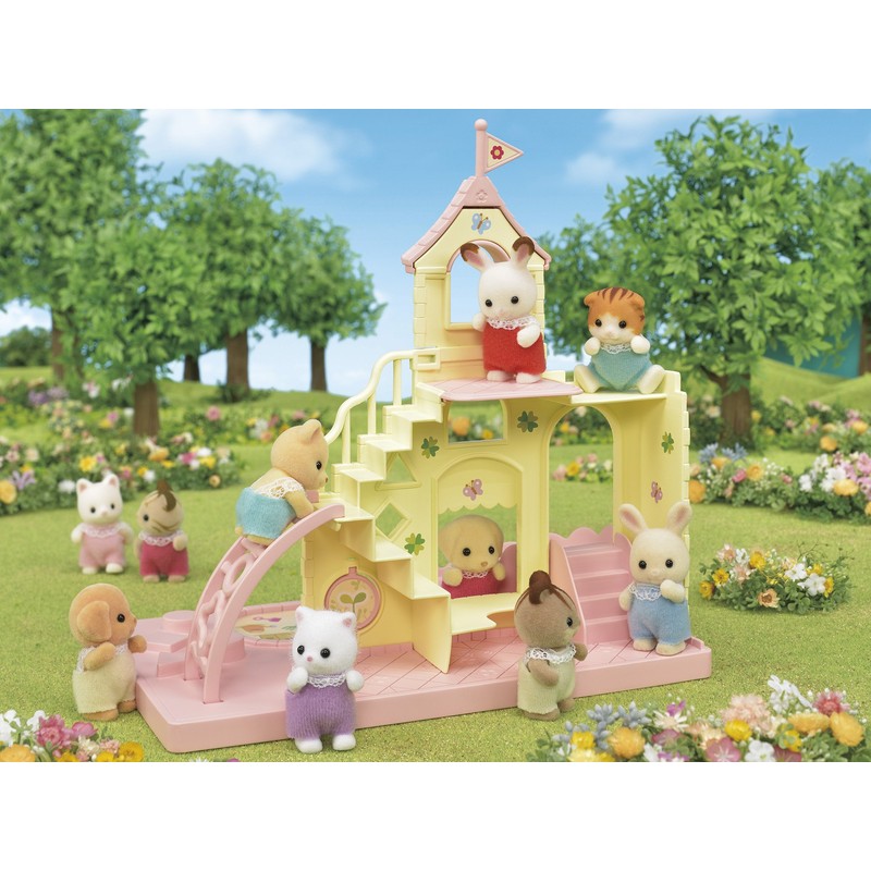 シルバニアファミリー ようちえん 遊具 【かわいいお城の遊び場セット】 S-64