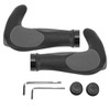 22.2mm Mountain Bicycle Ox Horn Handbar Bilateral Locking Durable Rubber