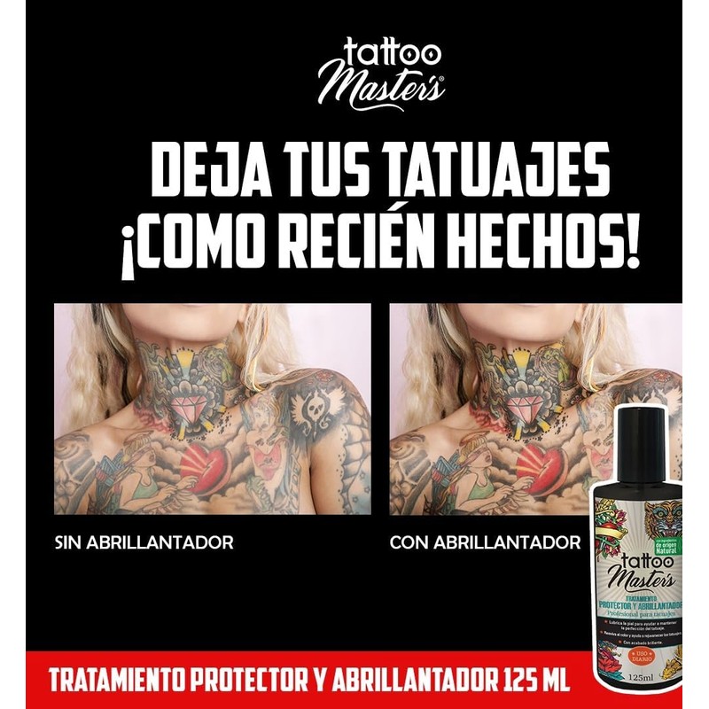 Tattoo Master's Protector abrillantador para tatuajes 125 ml