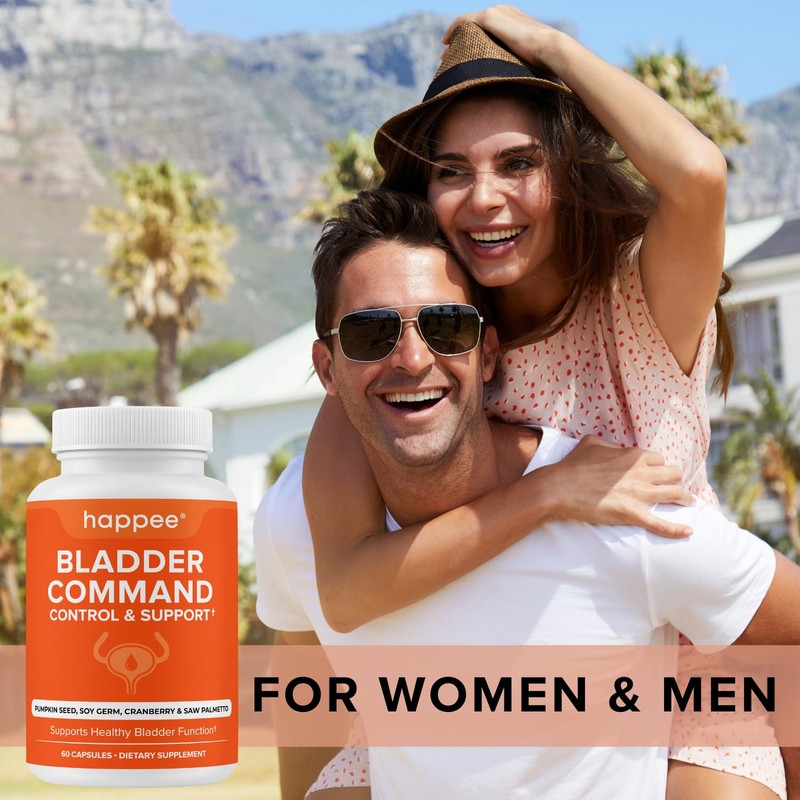 Happee Bladder Control Supplement for Women & Men - Pumpkin