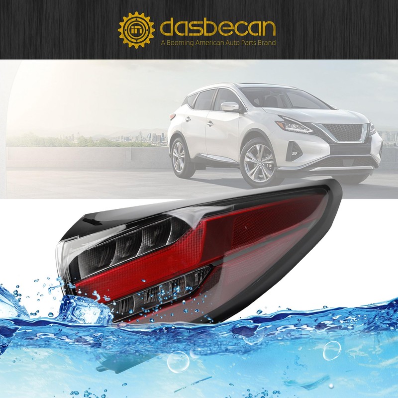Dasbecan Outer Tail light Compatible With 2019-2024 Nissan Murano