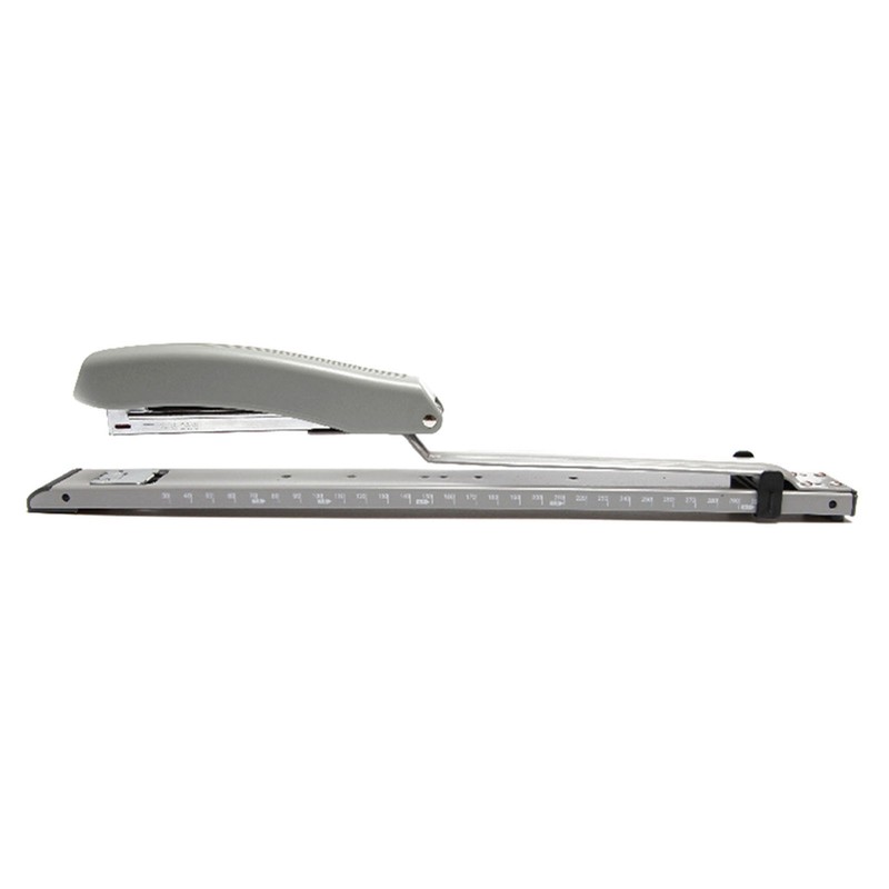 Stapler Desktop Large Capacity Metal Long Arm Handheld Stapler with