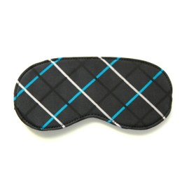 Little Honey Luxury Smooth Sleep Masks (Charcoal Plaid)