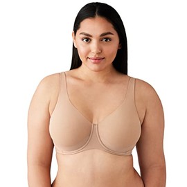 Wacoal Women's Pendulous Shape Revelation Full Figure Unlined Underwire Bra, Praline, 38DDD
