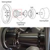 ZS Steering Quick Release Steering Wheel Hub Adapter Enhancing Aluminum