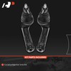 A-Premium 2 x Front Outer Tie Rod Ends, Compatible with