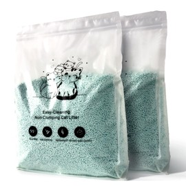 Fylica Nano-Silica Gel Clean Premium Cat Litter, Unscented, Odor Control, Ultra-Low dust, Hard Clumping, Lightweight, Low Tracking, 8.8 lbs (4.4lb/Bag)