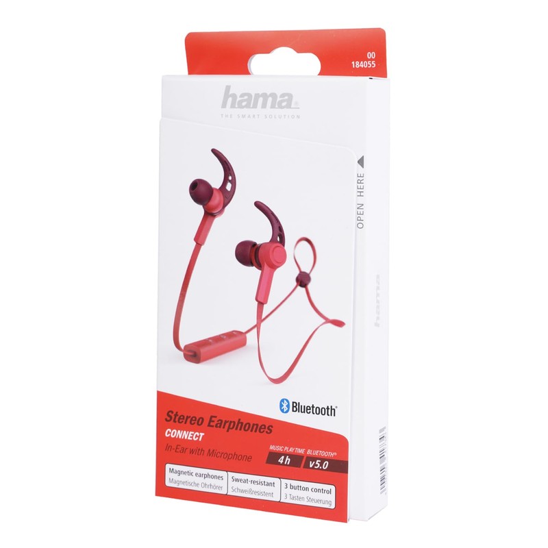 Hama Bluetooth Headphones Connect (In-Ear), Wireless, Binaural, Bluetooth, 20-20,0000 Hz