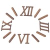 OSALADI Clock Numbers Roman Clock Numerals, 3D DIY Wall Clock