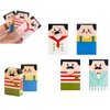Erasers Set of 8, 4 Uncle Bald Erasers, Kneading Erasers,