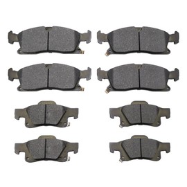 D1455 D1498 Front Rear Ceramic Brake Pads Compatible With Dodge For Durango 2011-2020,For Jeep Grand Cherokee 2011-2018