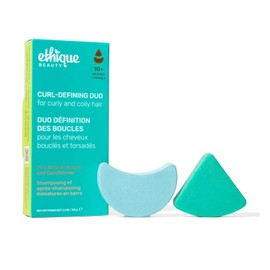 Ethique Solid Shampoo and Conditioner Set Vegan Shea Butter Travel Size 2 Pack Zero waste, solid shampoo with purifying effect and voluminous conditioner / Ethique 고체 샴푸 컨디셔너 세트 비건 시어버터 여행용 2개입 제로웨이스트, 정화효과가 있는 고체샴푸와 볼륨감있는 컨디셔너