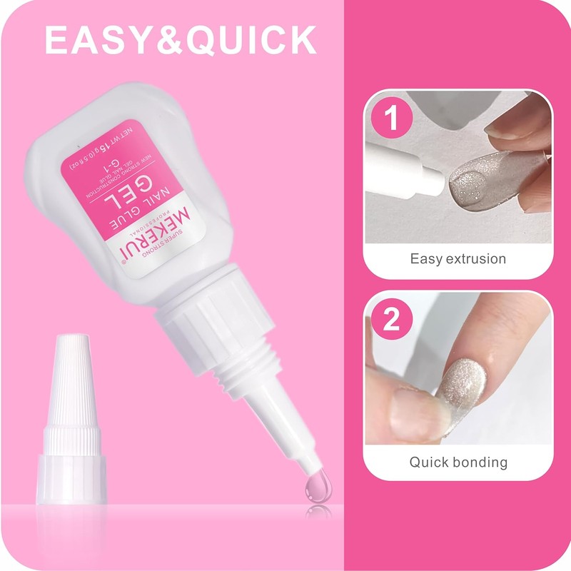 MEKERUI Makerui Nail & Remover Kit - 30+ Days Gel