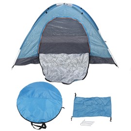 1 to 2 Person Tent Sun Protection Waterproof Thicken Small Tent Camping Tent for Outdoors Picnic Sky Blue