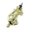 Coach Wine Bottle Stopper - Handmade with Stainless Steel Base