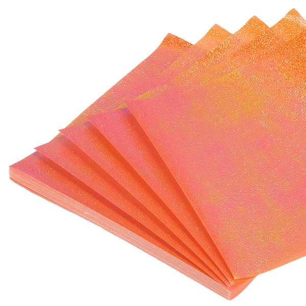 sourcing map 50 Sheet Glitter Origami Paper 6x6 Inch Shiny
