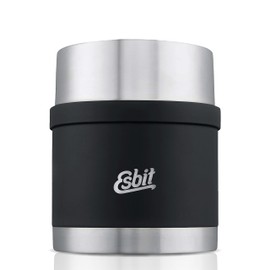 Esbit Sculptor Thermal Food Container 500 ml Black Stainless Steel for Hot and Cold Food